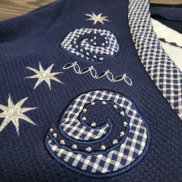 Alfred Dunner Women Cardigan Sweater Size 1X Embroidered - Picture 5 of 7